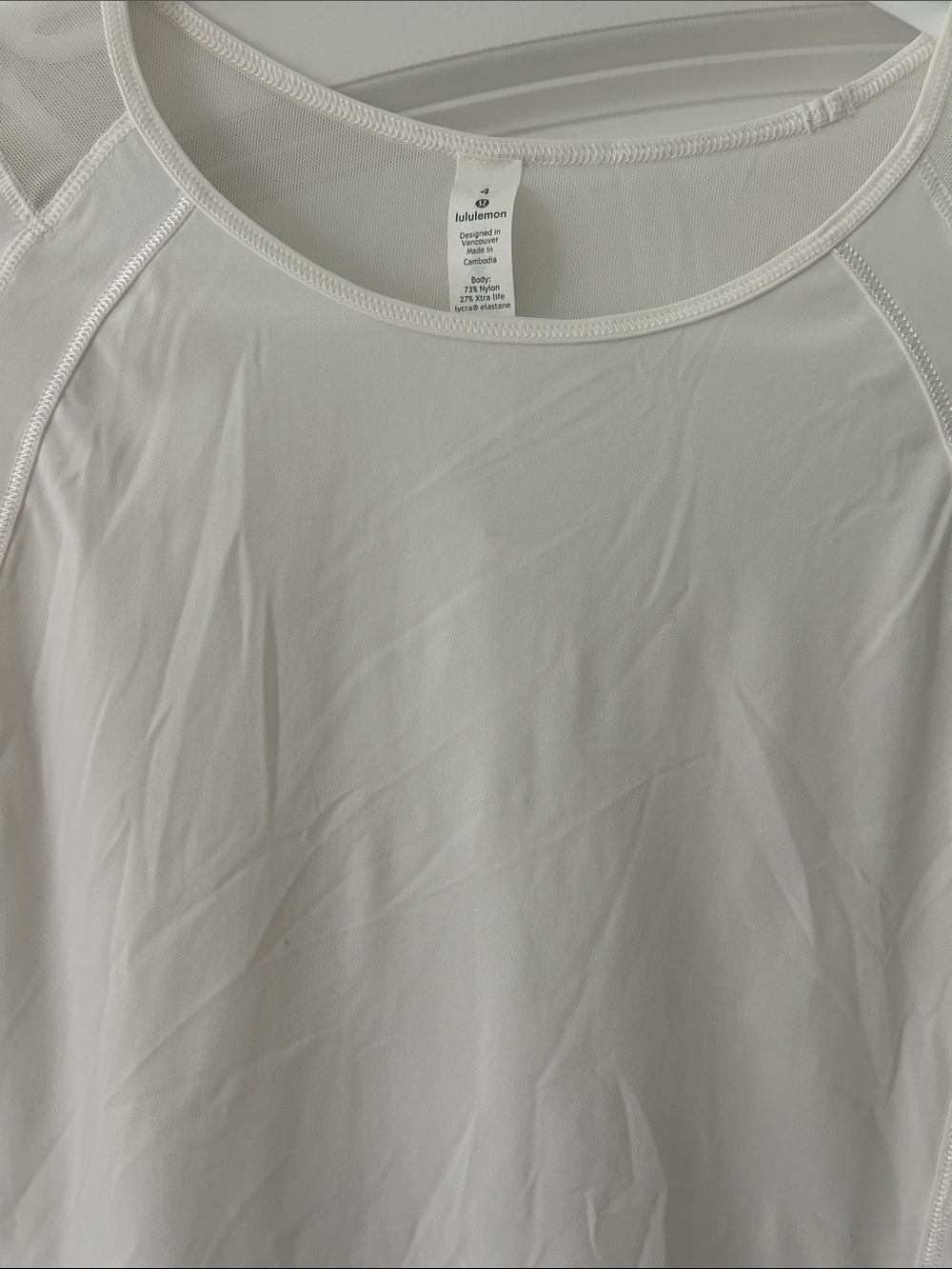 lululemon athletica Long Sleeve Top in White